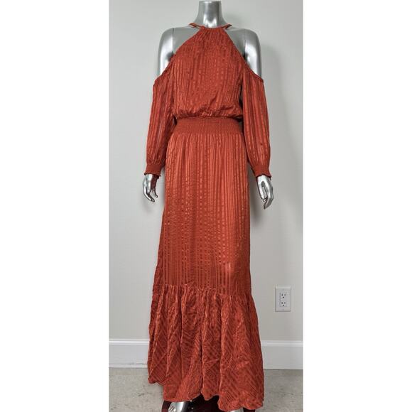 Calypso St Barth Silk Maxi Dress Flowy Party Orange $596 - Picture 15 of 15